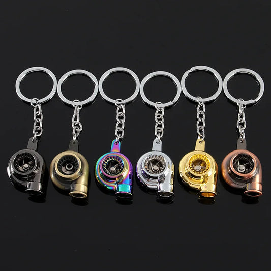 Mini Turbo Turbocharger Keychain